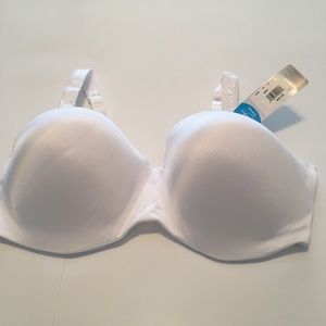 NWT Playtex Love My Curves White Bra